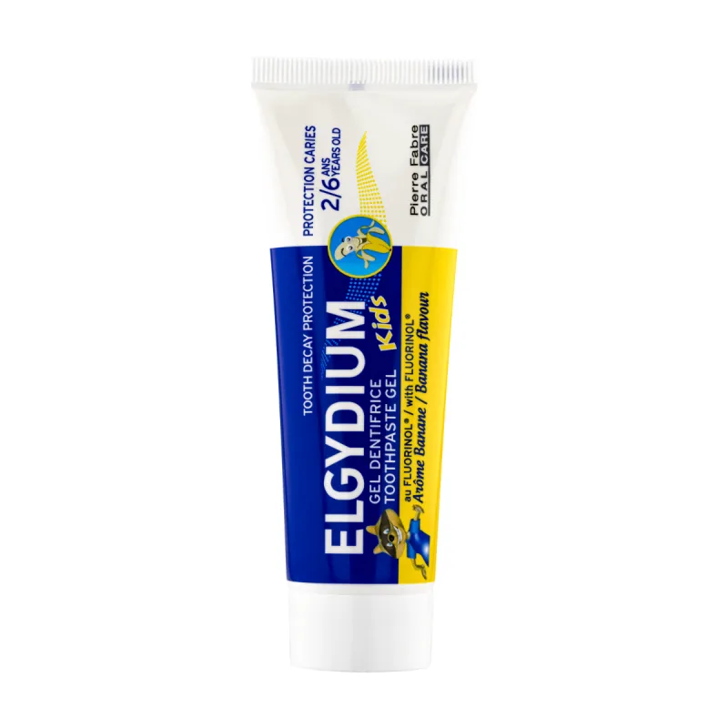 Pasta de dinti pentru copii cu aroma de banane, 50 ml, Elgydium — preț și oferte