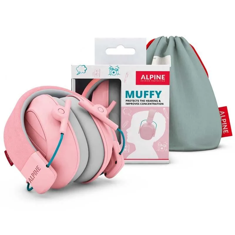 Casti antifonice pliabile pentru copii de la 5-16 ani SNR 25 Muffy Kids Pink ALP26481, 1 bucata, Alpine — preț și oferte