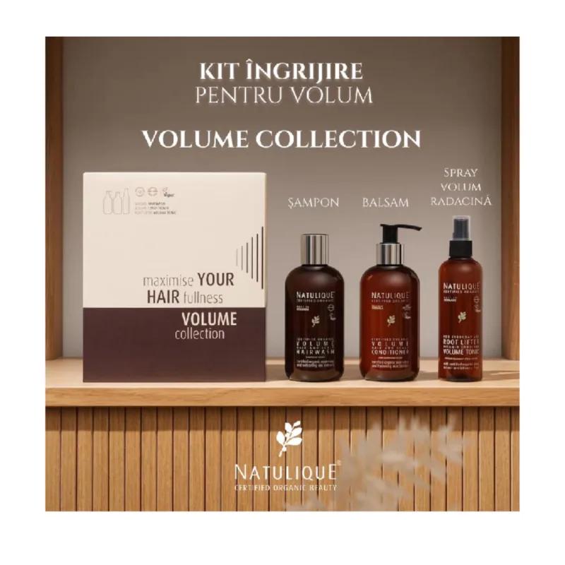Set Sampon, Balsam si Spray Volume Collection, Natulique — preț și oferte