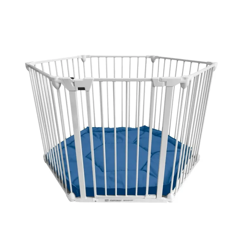 Tarc hexagonal din metal cu saltea de joaca alb, 1 bucata, Noma — preț și oferte