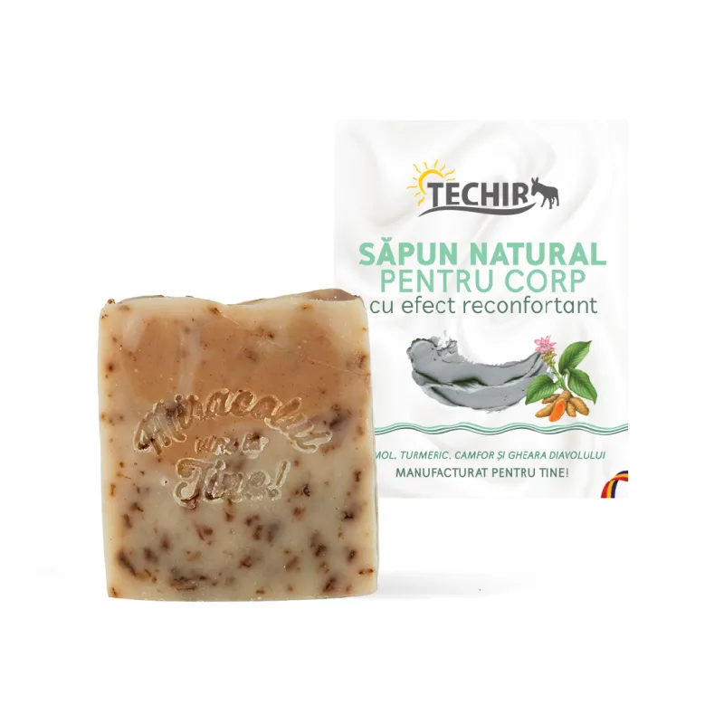 Sapun natural pentru corp cu efect reconfortant, 120 g, Techir TECHIRGHIOL FARMA COSMETICS — preț și oferte