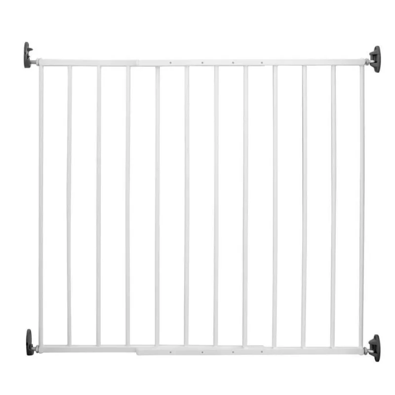 Poarta extensibila montaj pe perete Basic 68-106cm Metal alb Simple-Lock 46101, 1 bucata, Reer — preț și oferte