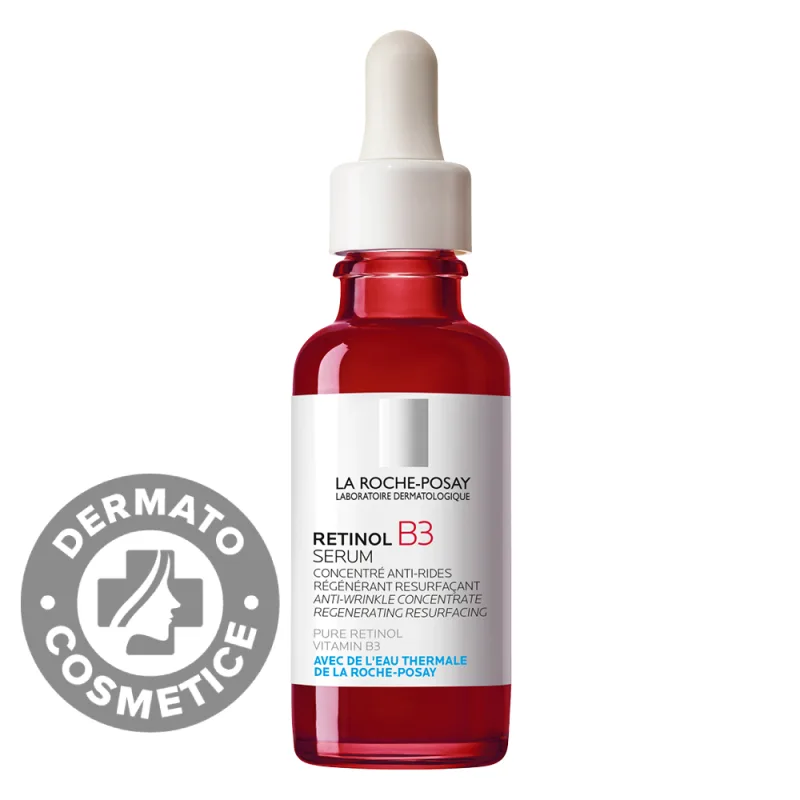 Ser concentrat anti-rid pentru riduri pronuntate si ten neuniform Retinol B3, 30ml, La Roche-Posay — preț și oferte