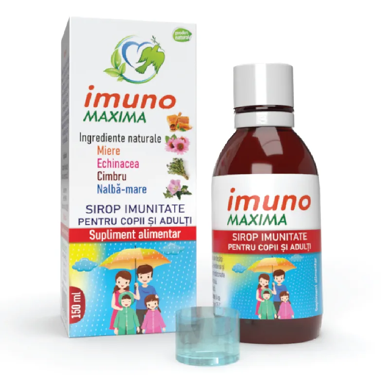 Sirop imunitate Imuno Maxima, 150 ml, Justin Pharma — preț și oferte