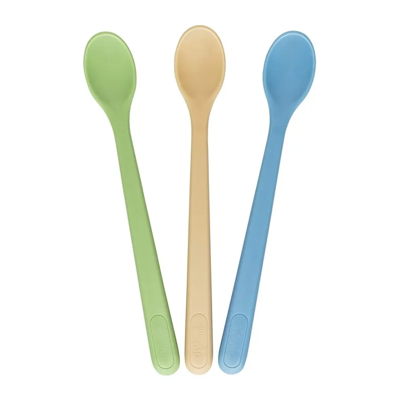 Set 3 lingurite pentru bebelusi 4 luni+, Nip — preț și oferte