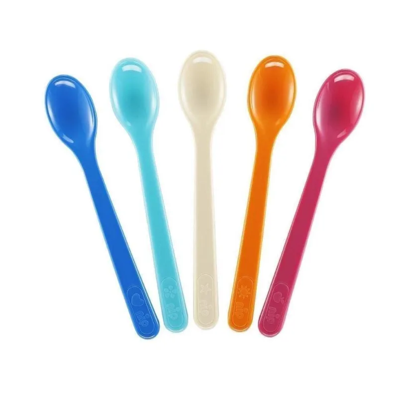 Set 5 lingurite pentru bebelusi de la 4 luni+, Nip — preț și oferte