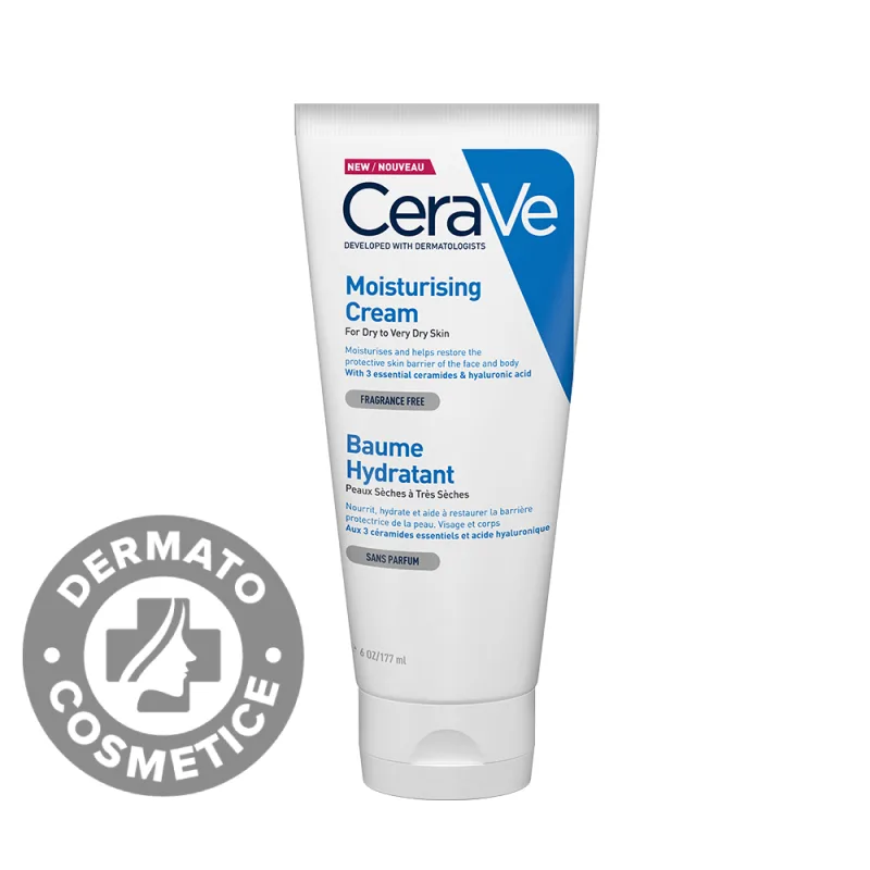 Crema hidratanta pentru fata si corp piele uscata si foarte uscata, 177ml, CeraVe — preț și oferte