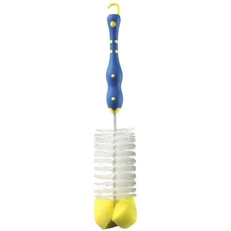 Perie pentru biberoane cu maner antialunecare 0 luni+, 1 bucata, Nip — preț și oferte