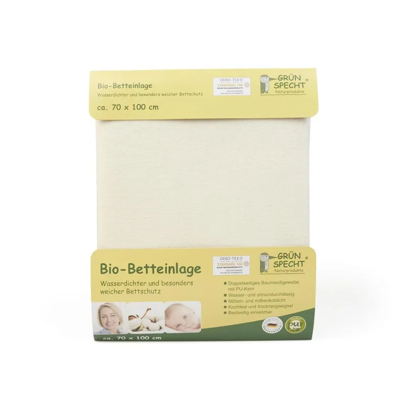 Protectie organica impermeabila pentru saltea 616-00 70x100 cm, 1 bucata, Grunspecht — preț și oferte