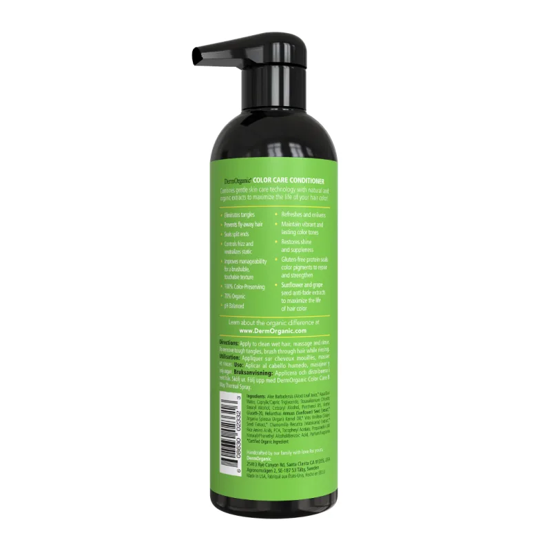 Balsam profesional fara sulfati, pentru protectia culorii, 500 ml, DermOrganic — preț și oferte