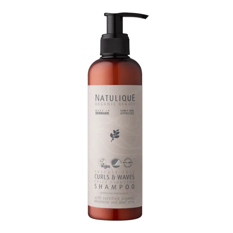 Sampon organic pentru parul cret si refacerea buclelor Curls&Waves, 250 ml, Natulique — preț și oferte