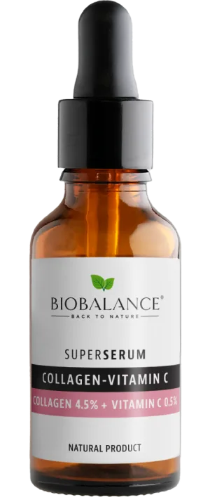Ser de fata Collagen C + Vitamin C Collagen 4.5% + Vitamin C 0.5%, 30ml, Bio Balance
