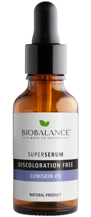 Ser de fata discoloration free Lumiskin 4% Super Serum, 30ml, Bio Balance