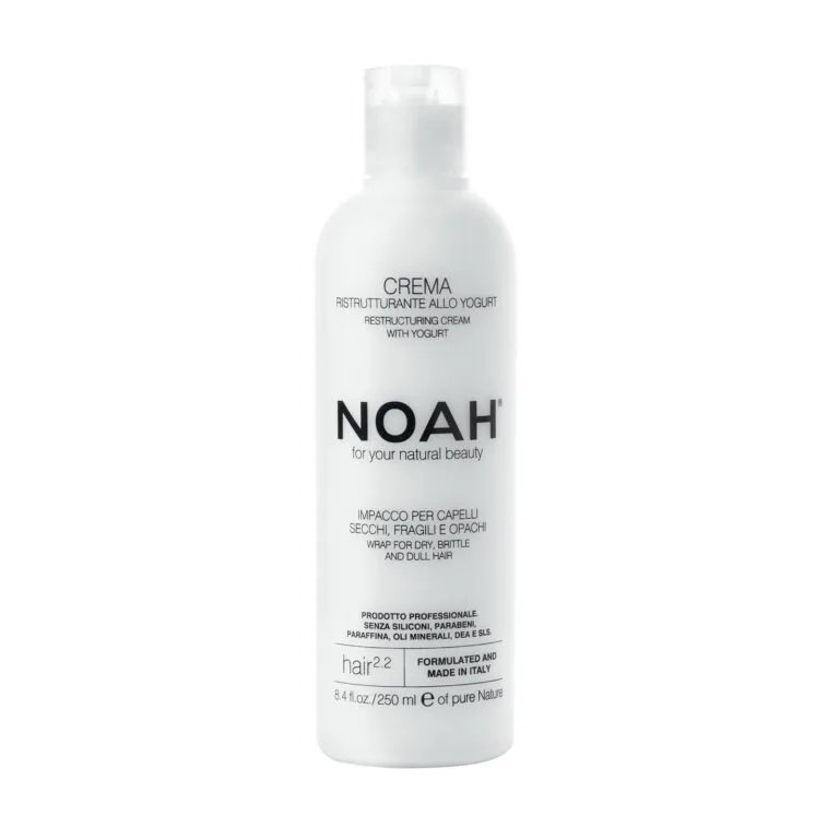 Balsam crema restructurant cu iaurt pentru par uscat fragil si lipsit de stralucire (2.2), 250ml, Noah — preț și oferte