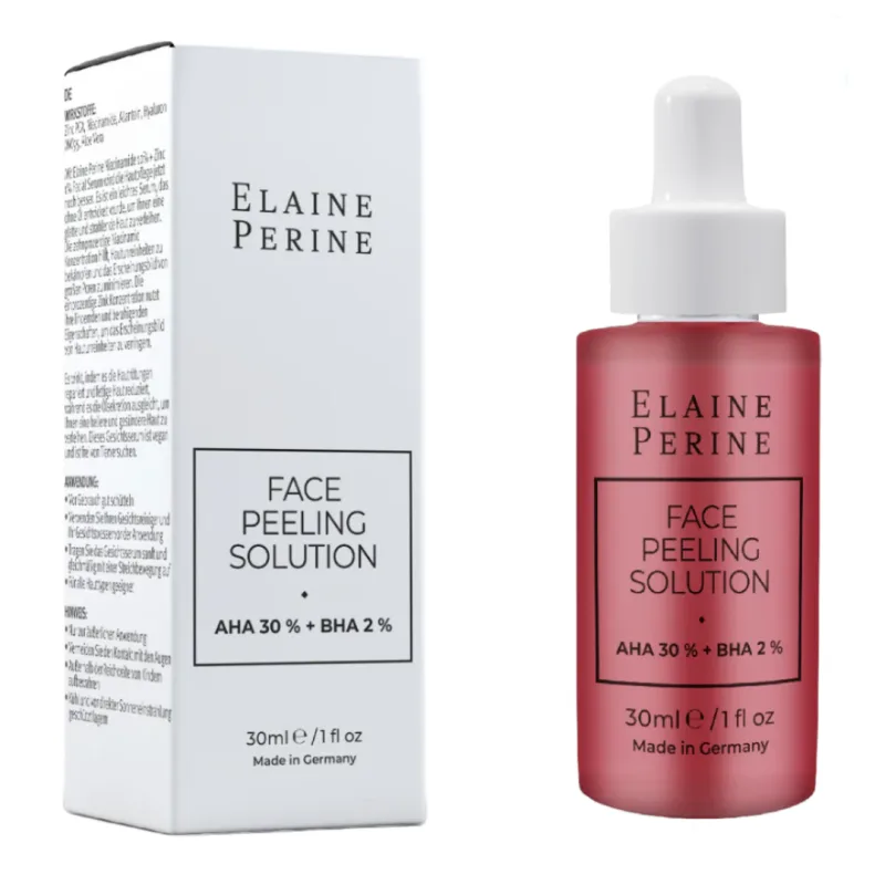 Serum exfoliant pentru fata AHA 30%+BHA 2%, 30ml, Elaine Perine — preț și oferte