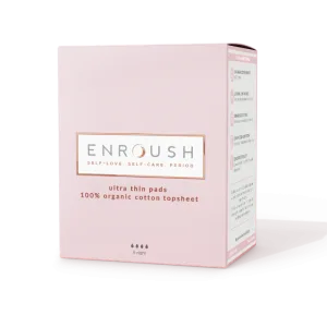 Absorbante din bumbac pentru noapte Organic, 8 bucati, Enroush