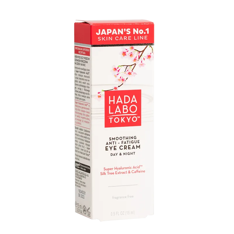 Crema anti-oboseala pentru ochi cu Super Acid Hyaluronic, extract de arbore de matase si cafeina, 15ml, Hada Labo — preț și oferte