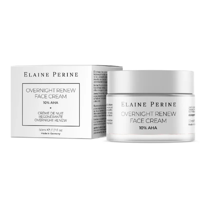 Crema de noapte pentru fata cu 10% AHA, 50ml, Elaine Perine — preț și oferte