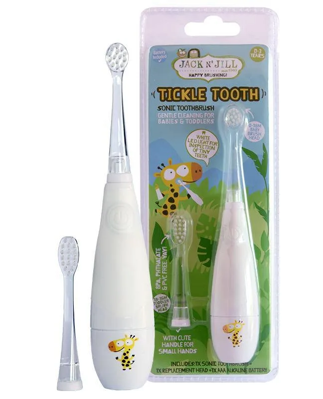 Periuta de dinti sonica pentru copii de la 0-3 ani Tickle Tooth, 1 bucata, Jack N' Jill Jack N' Jill Kids — preț și oferte