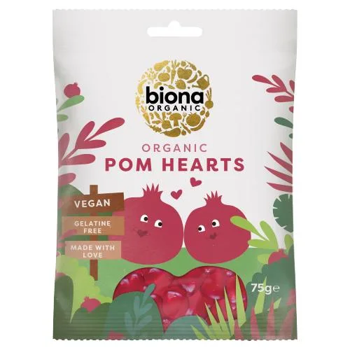 Jeleuri organice inimoare fara gluten cu rodie Bio, 75g, Biona Organic — preț și oferte