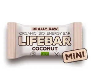 Baton cu cocos raw Lifebar Bio, 25g, Lifefood