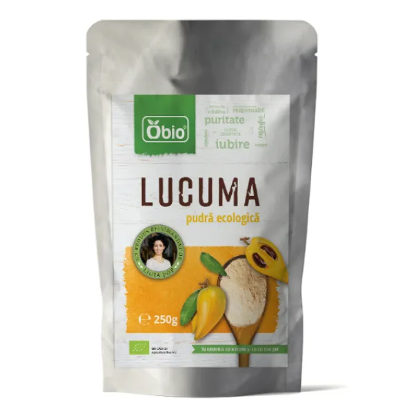 Lucuma pulbere bio, 250g, Obio — preț și oferte