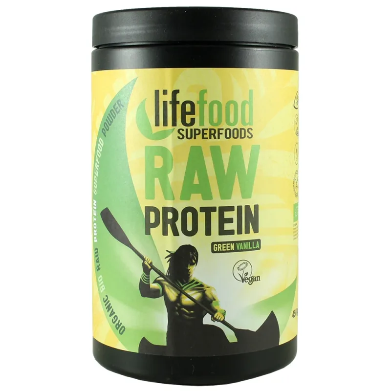 Pudra proteica green vanilla superfood raw Bio, 450g, Lifefood — preț și oferte