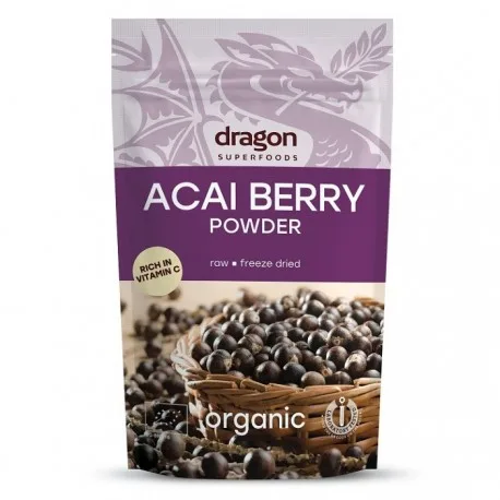Pulbere acai bio, 75g, Dragon Superfoods — preț și oferte