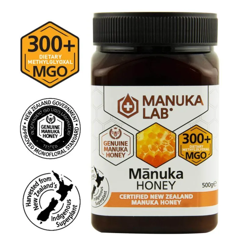 Miere de manuka MGO 300+, 500g, Manuka Lab — preț și oferte