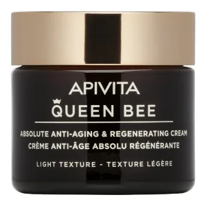 Crema de fata anti-age, regeneratoare cu textura lejera Queen Bee, 50 ml, Apivita