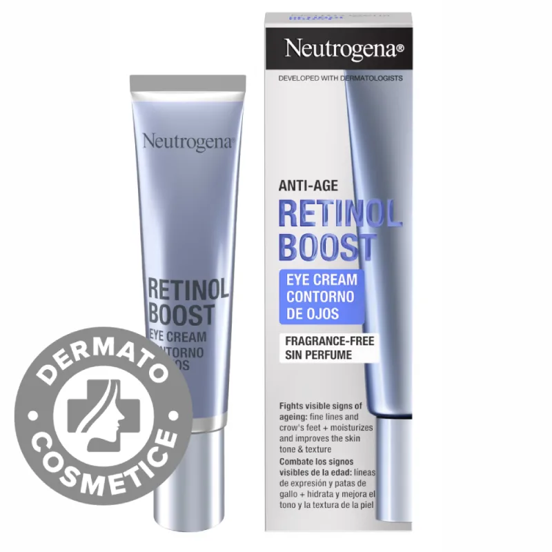 Crema pentru ochi anti-imbatranire Retinol Boost, 15ml, Neutrogena — preț și oferte