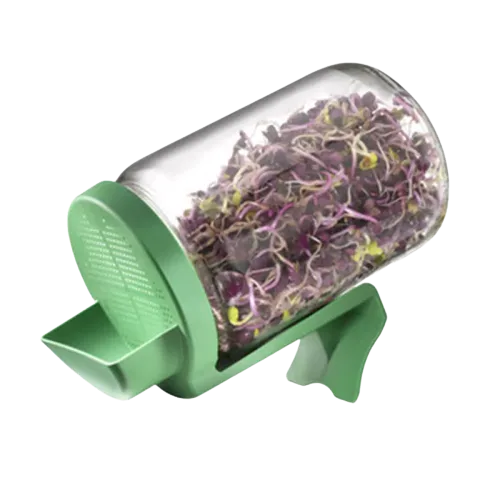 Germinator tip borcan cu protectie la scurgerea apei, 660ml, Germline — preț și oferte