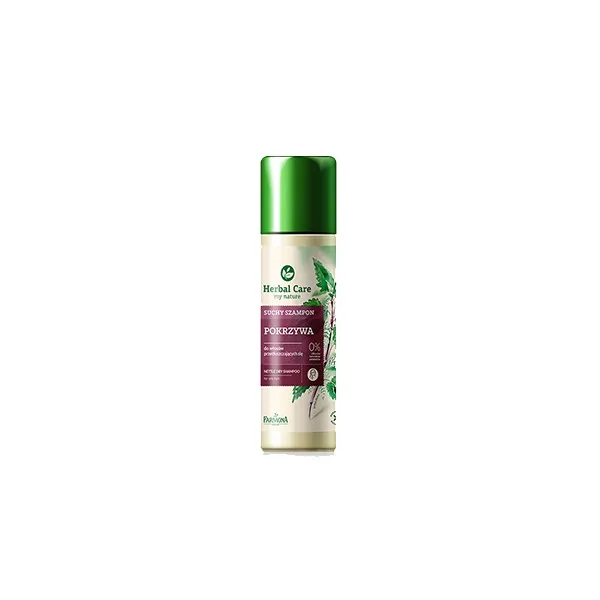 Sampon uscat cu extract de urzica pentru par cu tendinta de ingrasare Herbal Care, 180ml, Farmona — preț și oferte