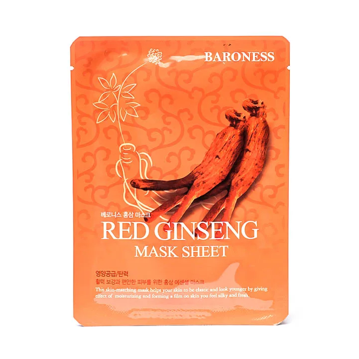 Masca de fata tonifianta cu extract de ginseng rosu, 21g, Baroness — preț și oferte