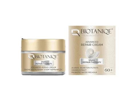 Crema avansata de zi si noapte pentru reparare a pielii cu mucus de melc, 50ml, Biotaniqe — preț și oferte