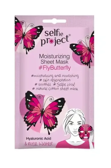 Masca de hidratare fata #FlyButterfly, 15ml, Selfie Project — preț și oferte