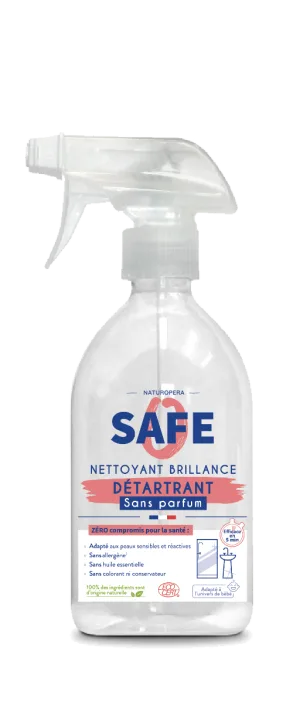 Detartrant bio cu pulverizator fara parfum si fara alergeni, 500ml, Safe