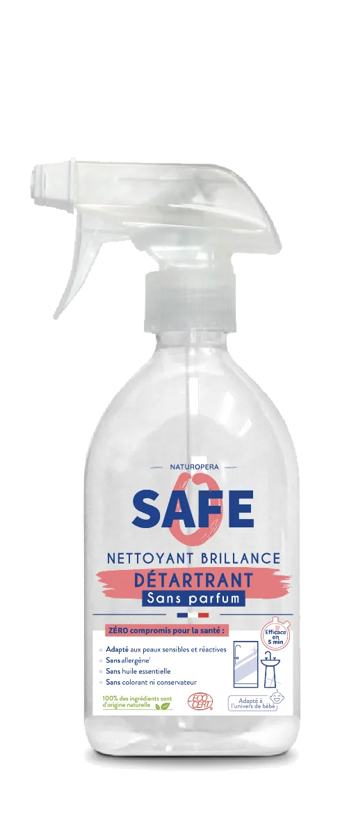 Detartrant bio cu pulverizator fara parfum si fara alergeni, 500ml, Safe — preț și oferte