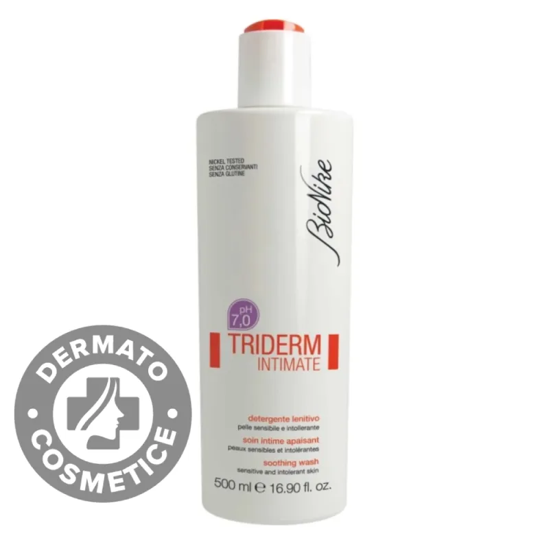 Gel intim de curatare pH 7.0 Triderm Intimate, 500ml, Bionike — preț și oferte