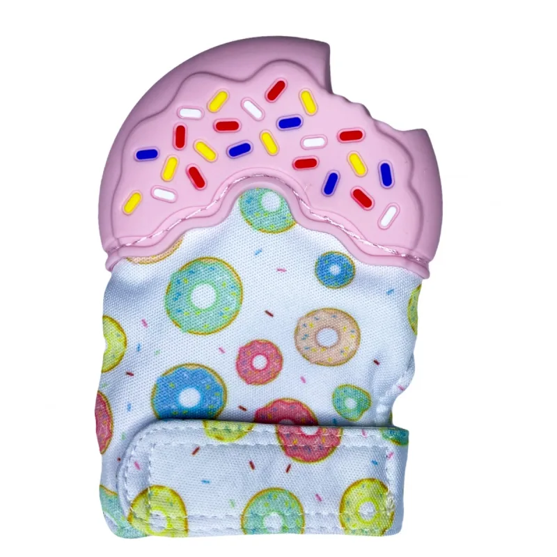 Manusa pentru dentitie cu model cookie pink, 1 bucata, Coccorito — preț și oferte