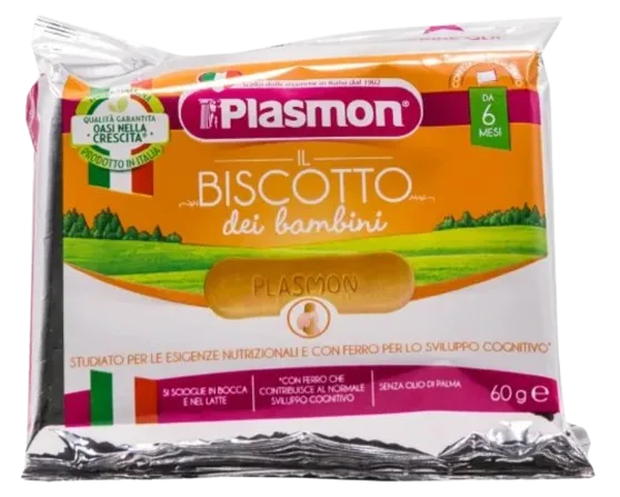 Biscuiti cu vitamine, 60g, Plasmon — preț și oferte