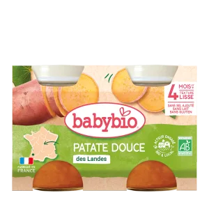 Piure de cartofi dulci 4+ luni Bio, 2 x 130g, BabyBio