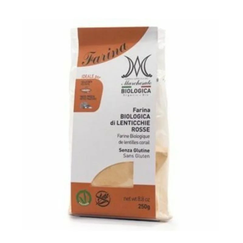 Faina de linte rosie fara gluten Bio, 250g, Marchesato — preț și oferte