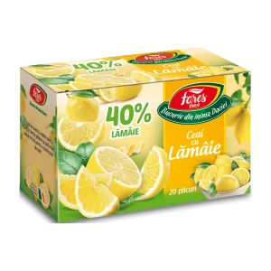 Ceai cu lamaie, 20 plicuri, Fares