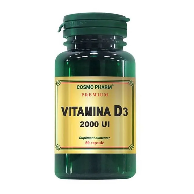Cosmo Vitamina d3 2000 ui, 60 capsule COSMO PHARM — preț și oferte
