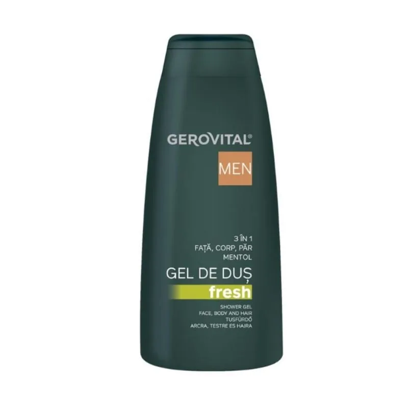 Gel de dus 3in1 Fresh Men 400 ml, Gerovital FARMEC — preț și oferte
