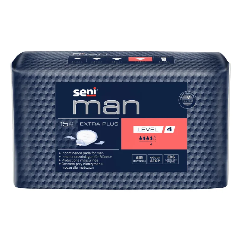 Absorbante urologice Extra Plus, Man, 15 bucati, Seni — preț și oferte