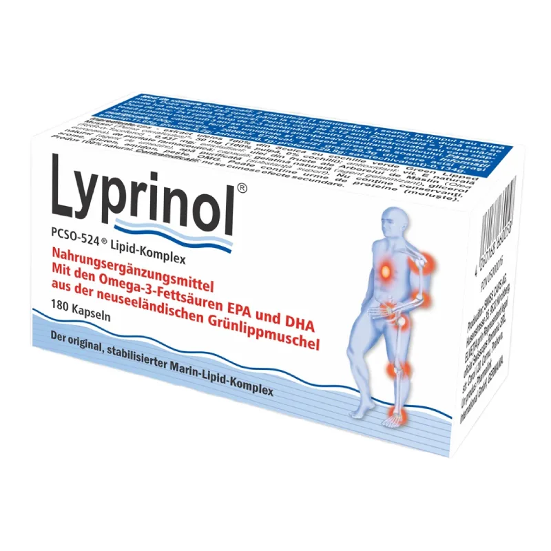 Complex lipidic marin Lyprinol, 180 capsule, Pharmalink — preț și oferte