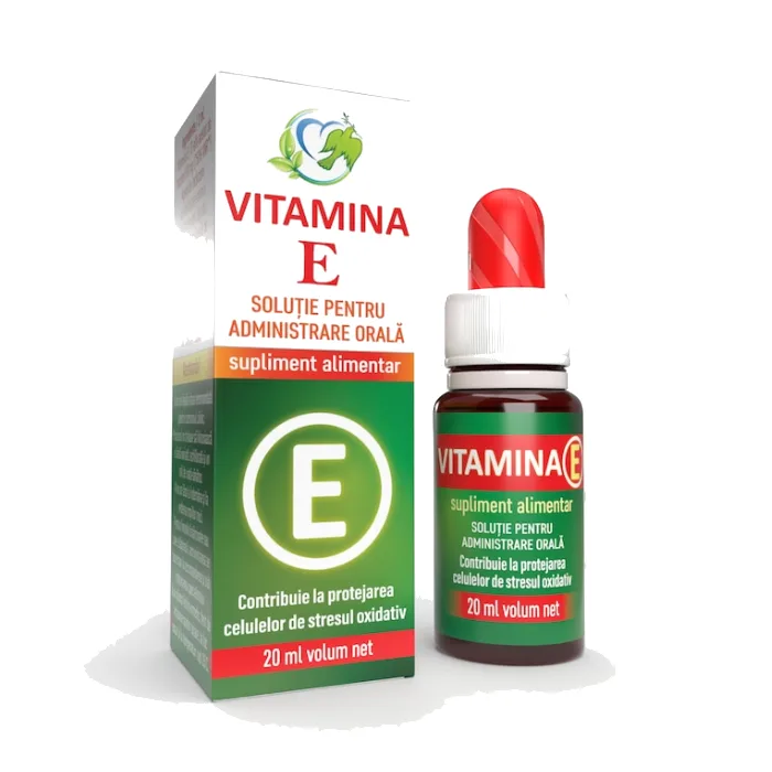 Vitamina E lichida 20ml, uz intern, Justin Pharma — preț și oferte
