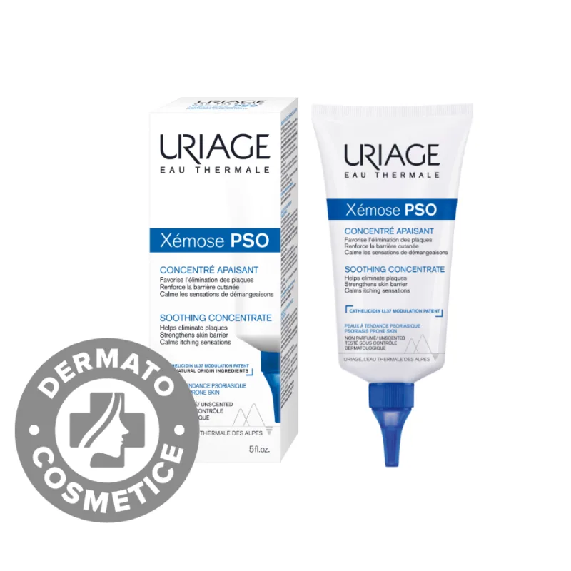 Crema calmanta concentrata pentru psoriazis PSO Xemose C8+, 150ml, Uriage — preț și oferte